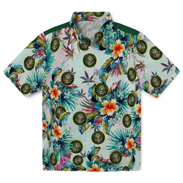 Army Tropical Foliage Hawaiian Shirt Best selling