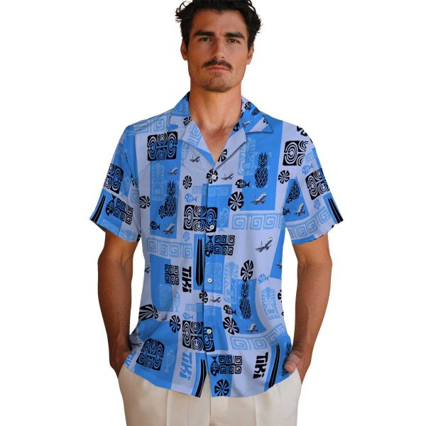 Aviation Tribal Symbols Hawaiian Shirt High quality