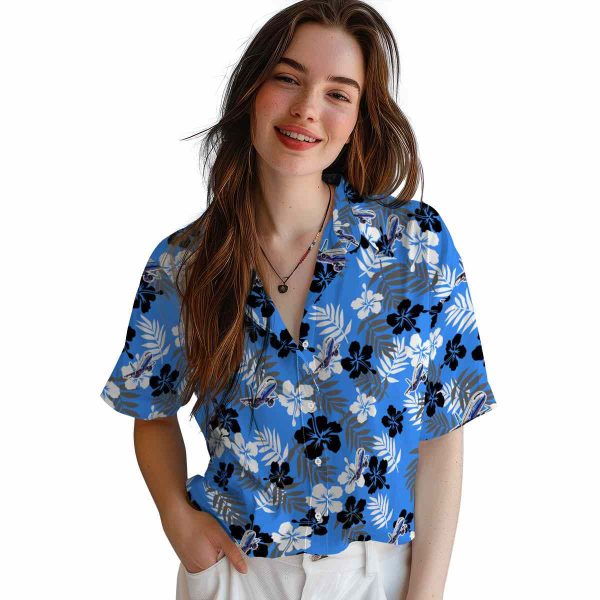 Aviation Tropical Floral Hawaiian Shirt Trendy