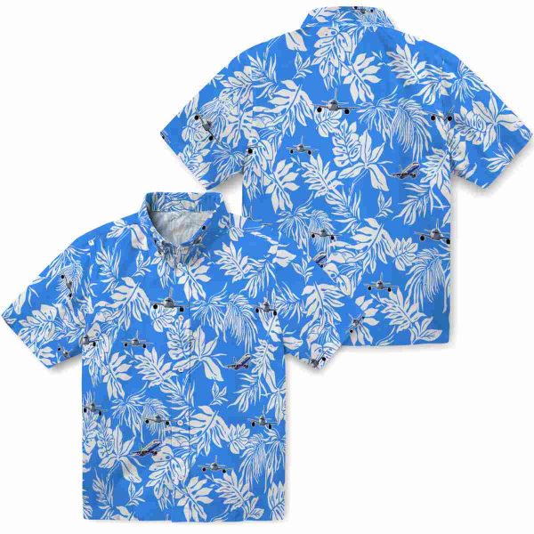 Aviation Tropical Leaf Hawaiian Shirt Latest Model