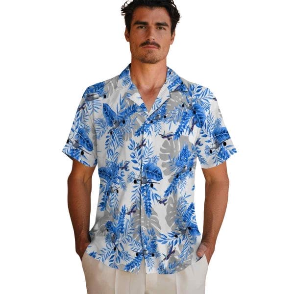 Aviation Tropical Leaves Hawaiian Shirt High quality