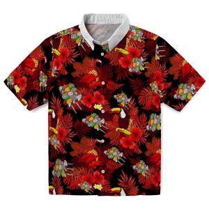 BBQ Floral Toucan Hawaiian Shirt Best selling