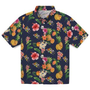 BBQ Hibiscus And Fruit Hawaiian Shirt Best selling