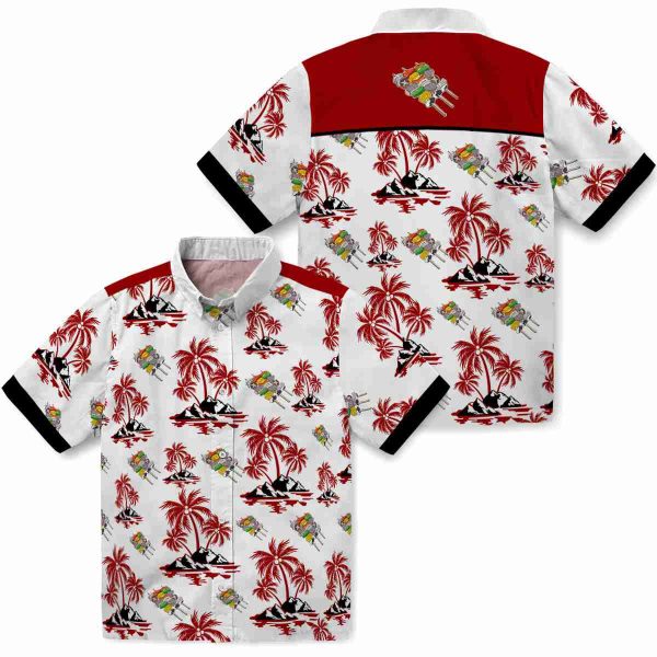 BBQ Palm Island Print Hawaiian Shirt Latest Model