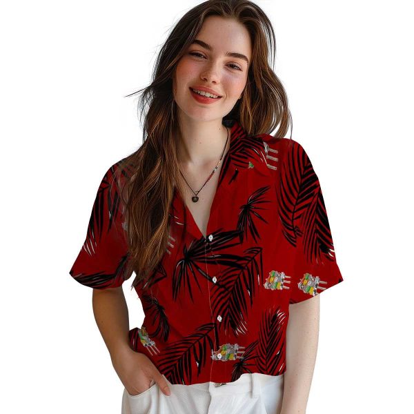 BBQ Palm Leaf Hawaiian Shirt Trendy