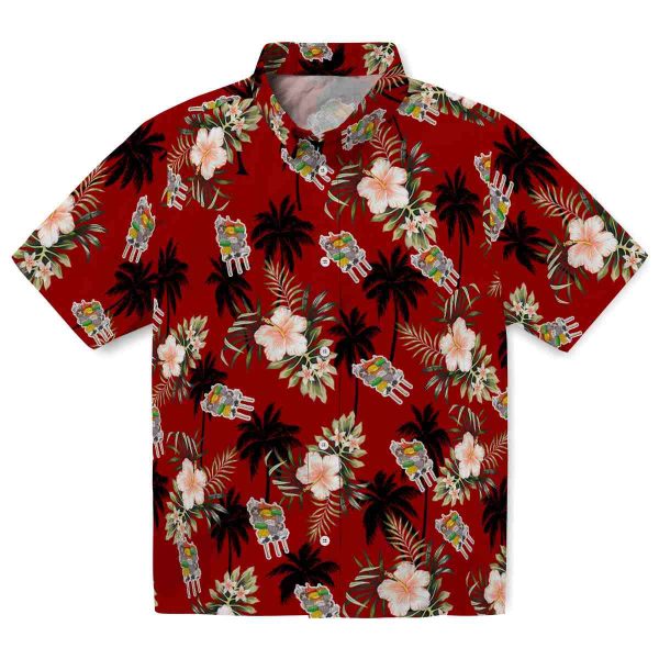 BBQ Palm Tree Flower Hawaiian Shirt Best selling