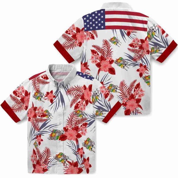 BBQ Patriotic Hibiscus Design Hawaiian Shirt Latest Model