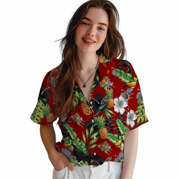 BBQ Toucan Hibiscus Pineapple Hawaiian Shirt Trendy