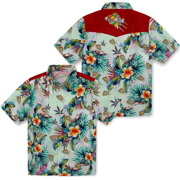 BBQ Tropical Foliage Hawaiian Shirt Latest Model