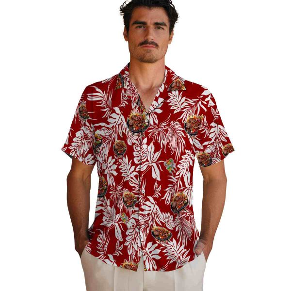 BBQ Tropical Leaf Hawaiian Shirt High quality