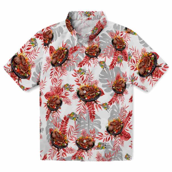 BBQ Tropical Leaves Hawaiian Shirt Best selling