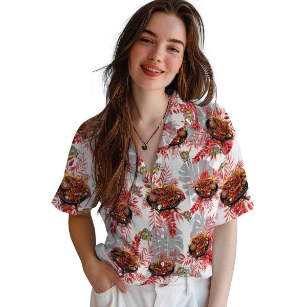 BBQ Tropical Leaves Hawaiian Shirt Trendy