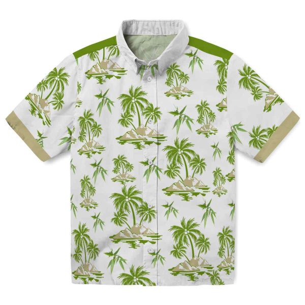 Bamboo Palm Island Print Hawaiian Shirt Best selling