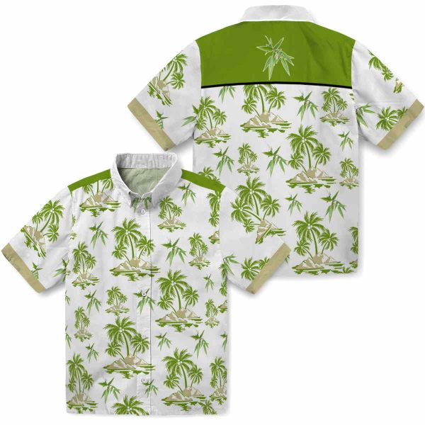 Bamboo Palm Island Print Hawaiian Shirt Latest Model