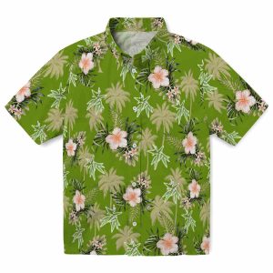 Bamboo Palm Tree Flower Hawaiian Shirt Best selling