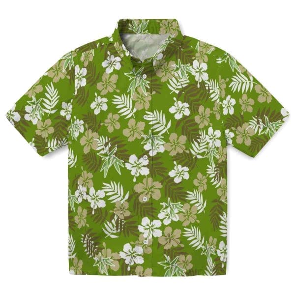 Bamboo Tropical Floral Hawaiian Shirt Best selling