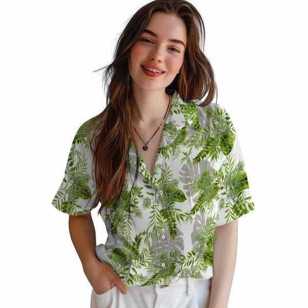 Bamboo Tropical Leaves Hawaiian Shirt Trendy