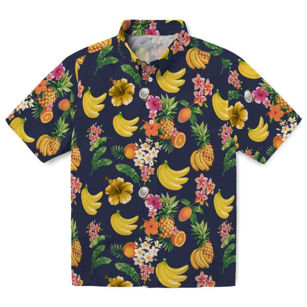 Banana Hibiscus And Fruit Hawaiian Shirt Best selling