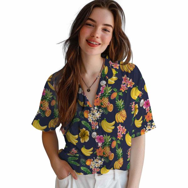 Banana Hibiscus And Fruit Hawaiian Shirt Trendy