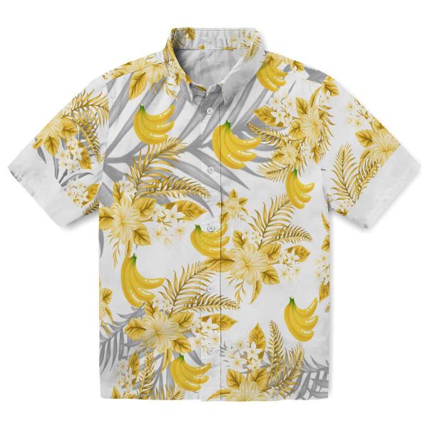 Banana Hibiscus Palm Leaves Hawaiian Shirt Best selling