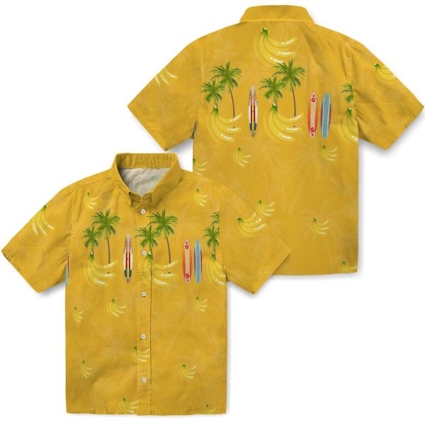 Banana Surfboard Palm Hawaiian Shirt Latest Model