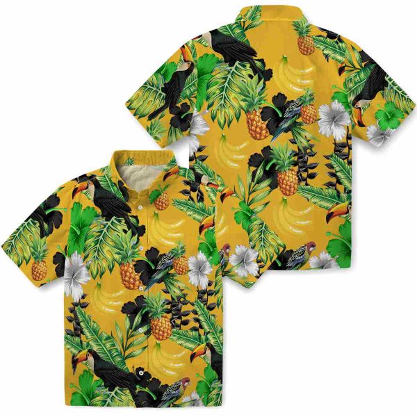 Banana Toucan Hibiscus Pineapple Hawaiian Shirt Latest Model