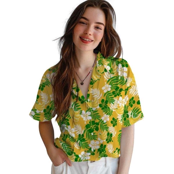 Banana Tropical Floral Hawaiian Shirt Trendy