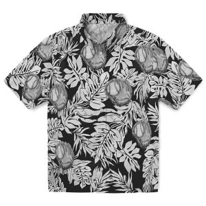 Baseball Monstera Leaf Pattern Hawaiian Shirt Best selling
