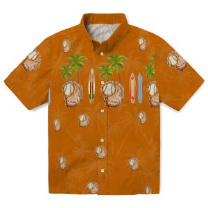 Baseball Surfboard Palm Hawaiian Shirt Best selling