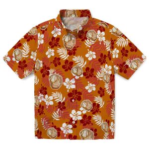 Baseball Tropical Floral Hawaiian Shirt Best selling