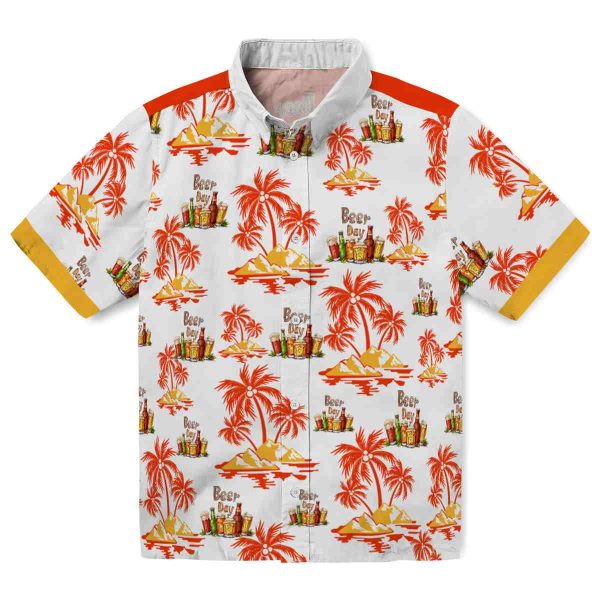 Beer Palm Island Print Hawaiian Shirt Best selling