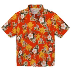 Beer Palm Tree Flower Hawaiian Shirt Best selling