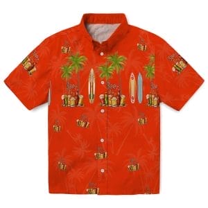 Beer Surfboard Palm Hawaiian Shirt Best selling
