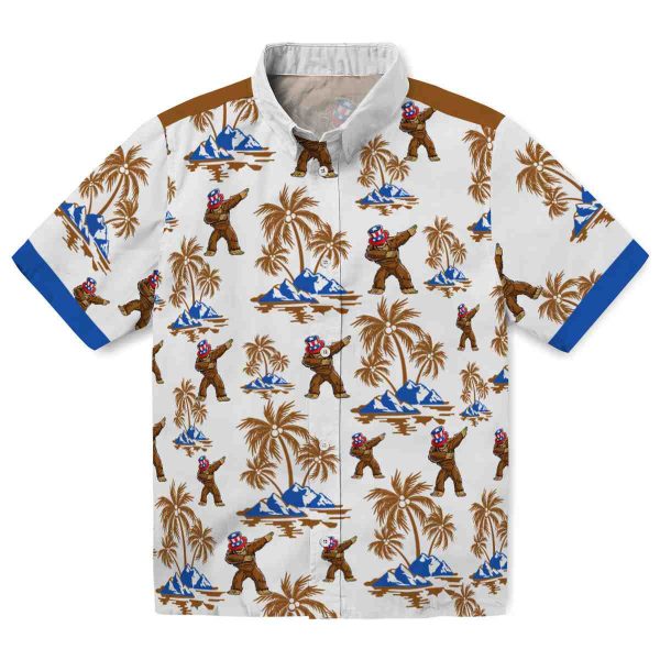 Bigfoot Palm Island Print Hawaiian Shirt Best selling