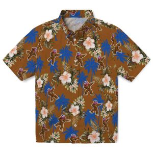 Bigfoot Palm Tree Flower Hawaiian Shirt Best selling