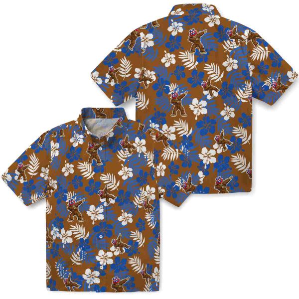 Bigfoot Tropical Floral Hawaiian Shirt Latest Model