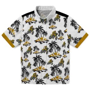 Biker Palm Island Print Hawaiian Shirt Best selling