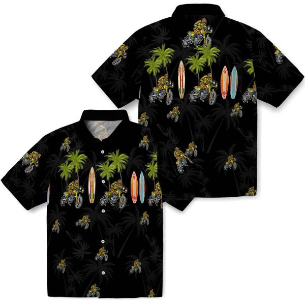 Biker Surfboard Palm Hawaiian Shirt Latest Model