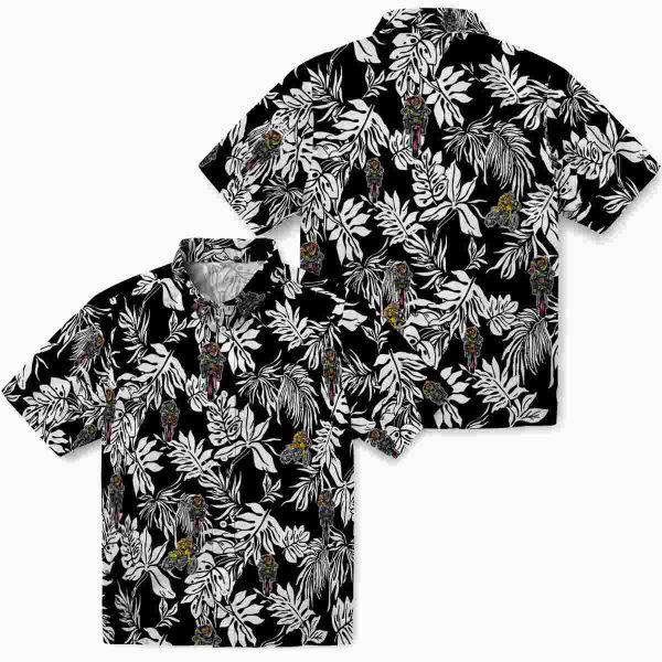 Biker Tropical Leaf Hawaiian Shirt Latest Model