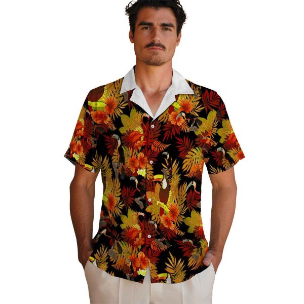 Bird Floral Toucan Hawaiian Shirt High quality