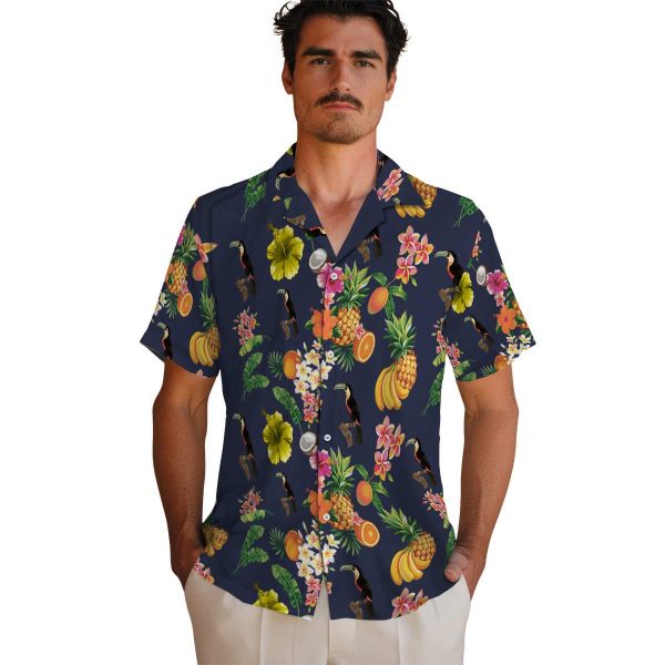 Bird Hibiscus And Fruit Hawaiian Shirt High quality