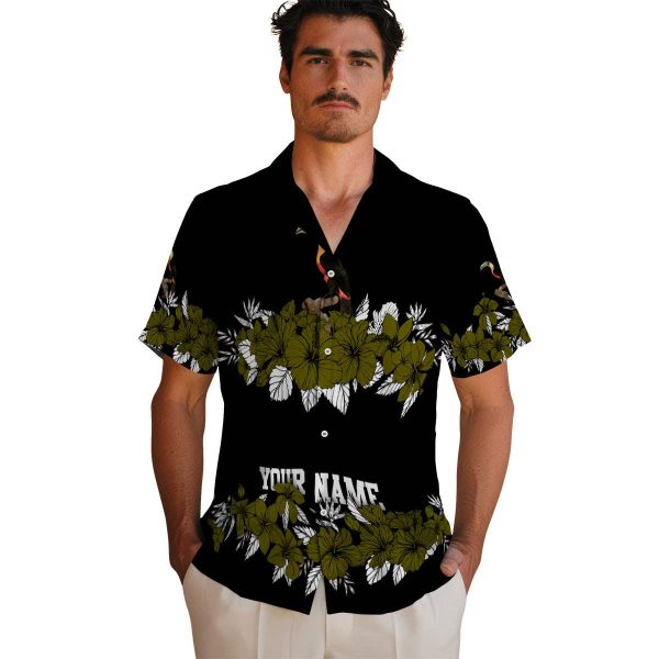 Bird Hibiscus Stripe Hawaiian Shirt High quality