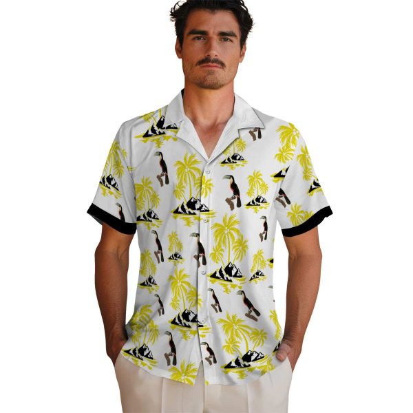 Bird Palm Island Print Hawaiian Shirt High quality