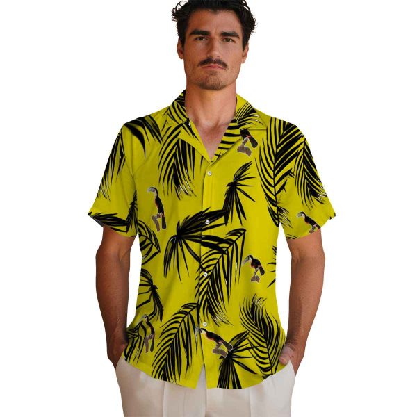 Bird Palm Leaf Hawaiian Shirt High quality