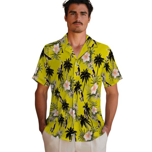 Bird Palm Tree Flower Hawaiian Shirt High quality