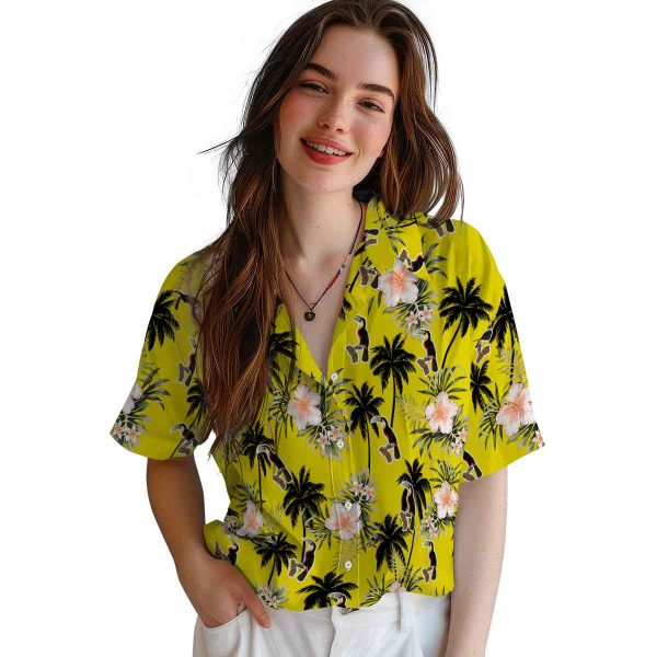 Bird Palm Tree Flower Hawaiian Shirt Trendy