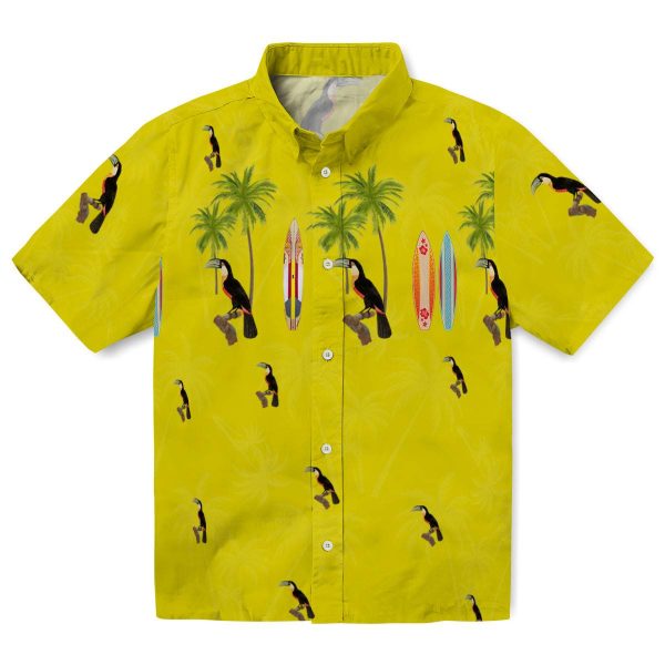 Bird Surfboard Palm Hawaiian Shirt Best selling