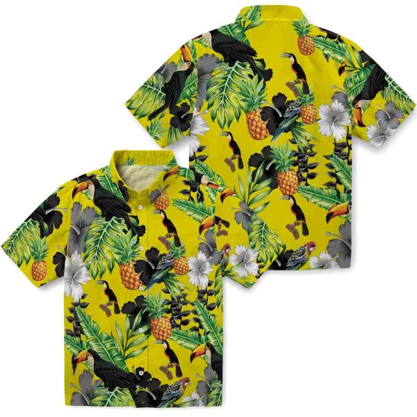 Bird Toucan Hibiscus Pineapple Hawaiian Shirt Latest Model