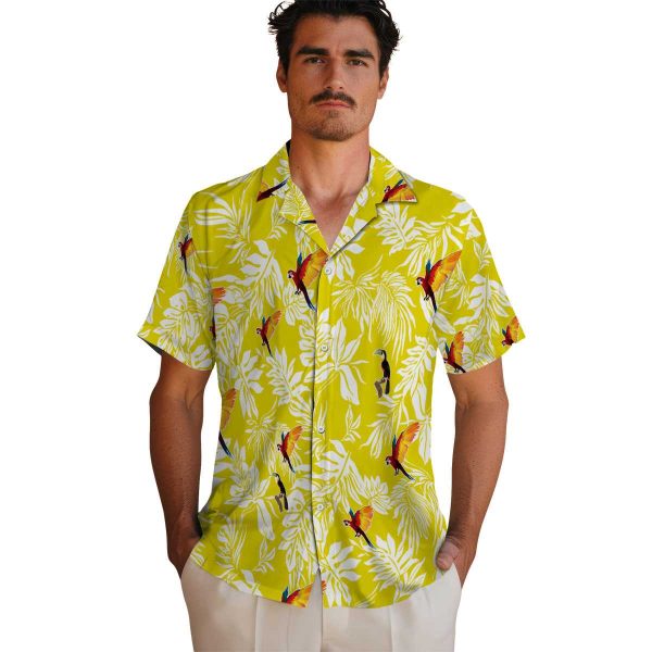 Bird Tropical Leaf Hawaiian Shirt High quality