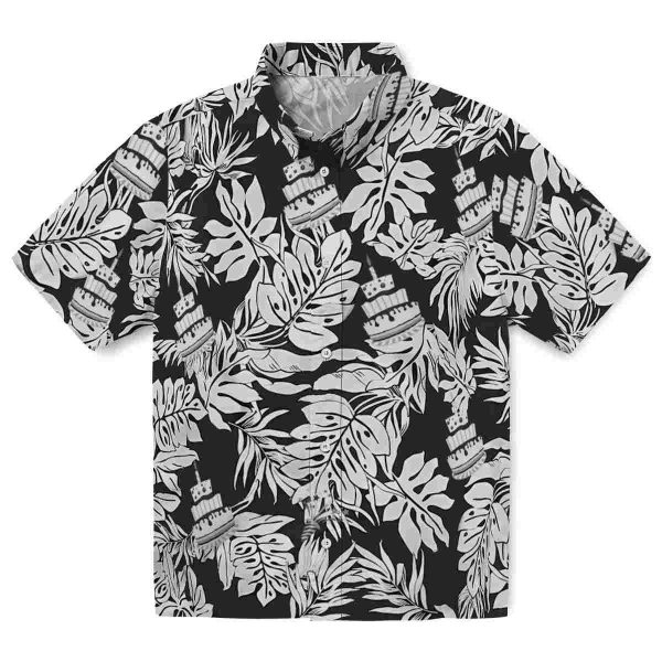 Birthday Monstera Leaf Pattern Hawaiian Shirt Best selling